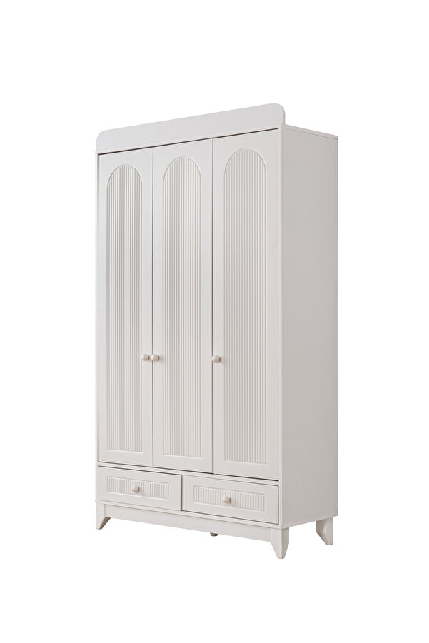 miracool Mira Beyaz 3 Kapılı Dolap / Gardrop