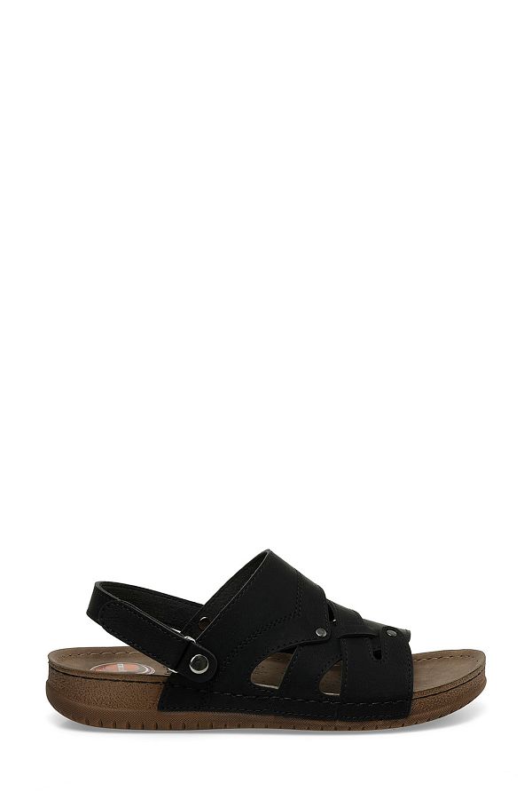 Polaris-Polaris406147 Black Men's Slippers Sandals 1