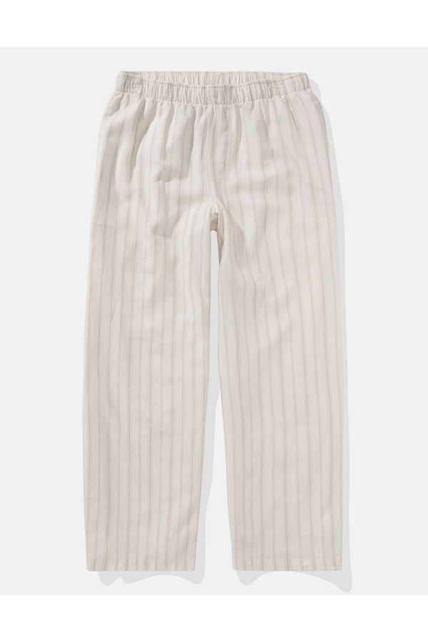 AMERICAN EAGLE-Ae Linen-Blend Pull-On Pant 1