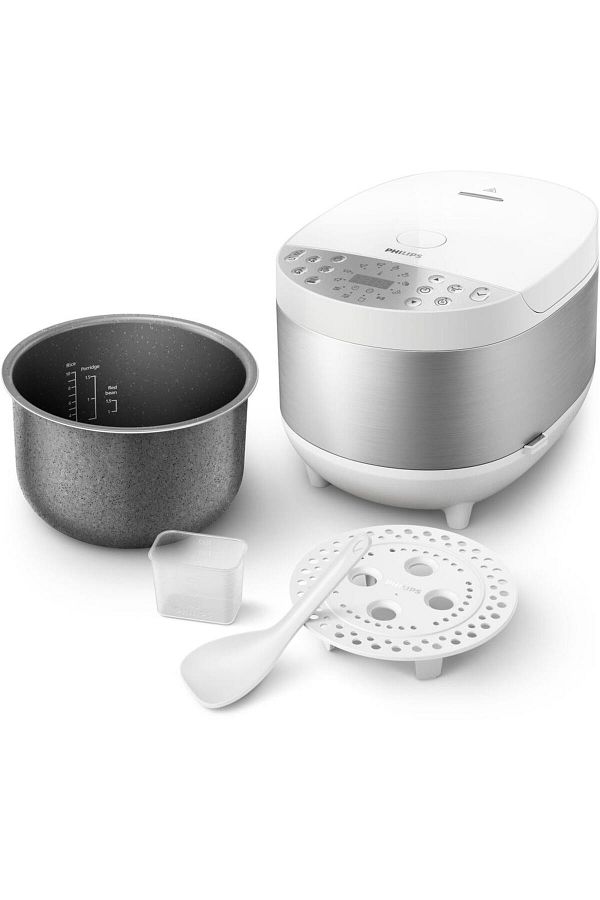 Philips-Multicooker Philips HD4713/40, 2000 W, capacitate 5 l, 60 programe presetate, control temperatura 1