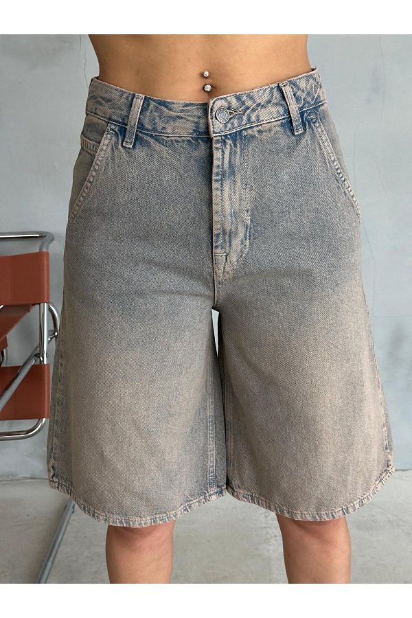 Zeo Basic-Bermude - Tint Washed 1