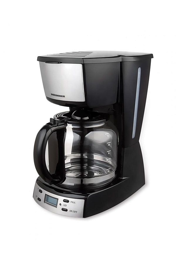 Heinner-Heinner HCM-D918XInox Coffee Maker, LCD Display, 1.8L, Silver 1