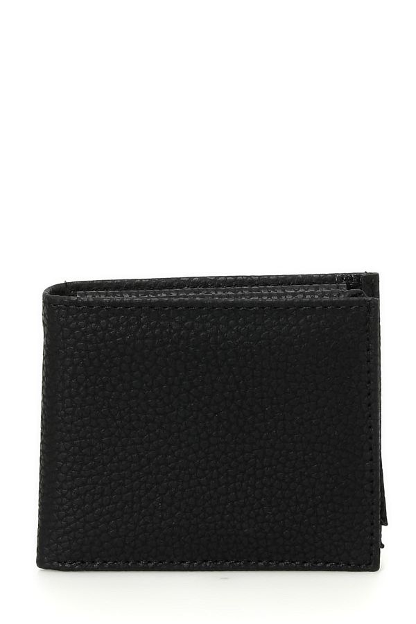 Polaris-Черен мъжки портфейл Natural Yty Czdn 4Pr 1