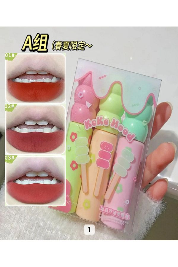 Kozmetik-Velvet Matte Gloss Set a - Kekemood 1