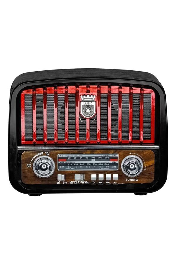 Denx-Portable Hi-fi Radio With 3 Channels Fm - Am Bluetooth Aux Tf Card Usb Flash Disk 1