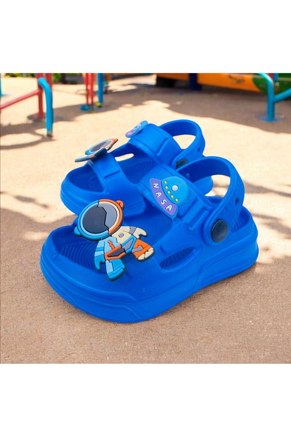 Hızlı Al-Boy's Sandal Slippers - Sea Pool Garden Home Interior Slippers Applying Usoğunu 1