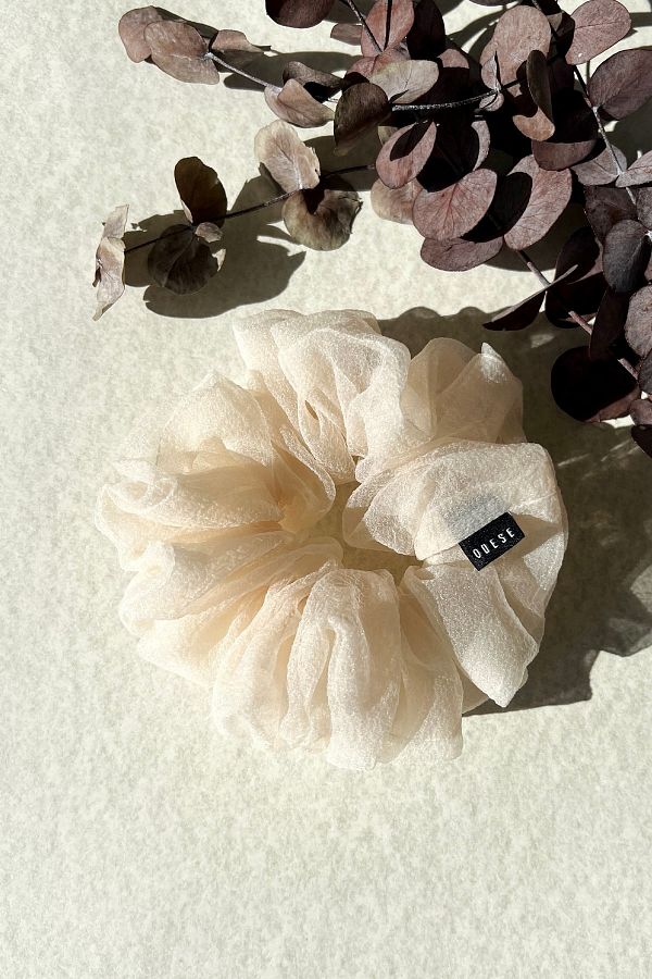 ODESE DESIGN-Handmade Medium Size Organza Scrunchie Hair Clip 1