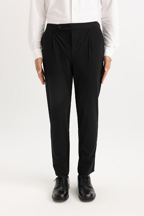 DeFacto-Pantaloni de jogger întind în toate direcțiile cu picior drept B6463ax24sp 1