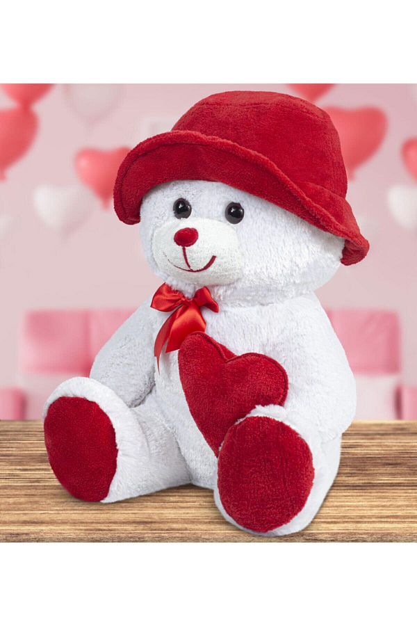 ÖZGÜNER-Teddy Bear 70cm Teddy Bear with Hat Special Gift for Birthday 1