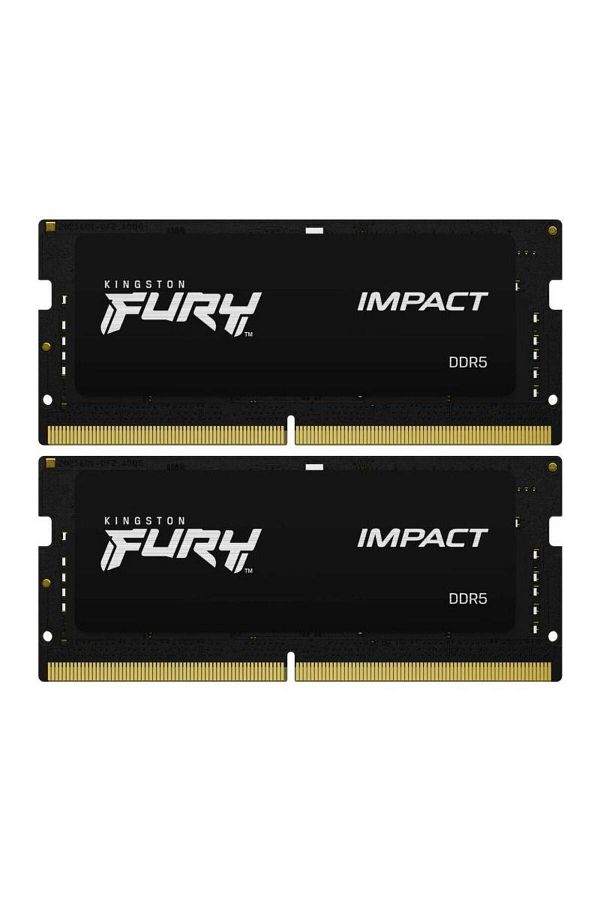 Kingston-Kingston FURY Impact laptop memory, 32GB(2x16GB), DDR5, 4800MHz, CL38, 1.1v, Dual Channel Kit 1