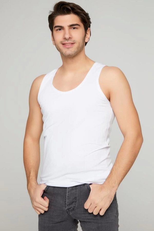 Tutku-Men's White Undershirt 100% Cotton 7 Pack New Season 1