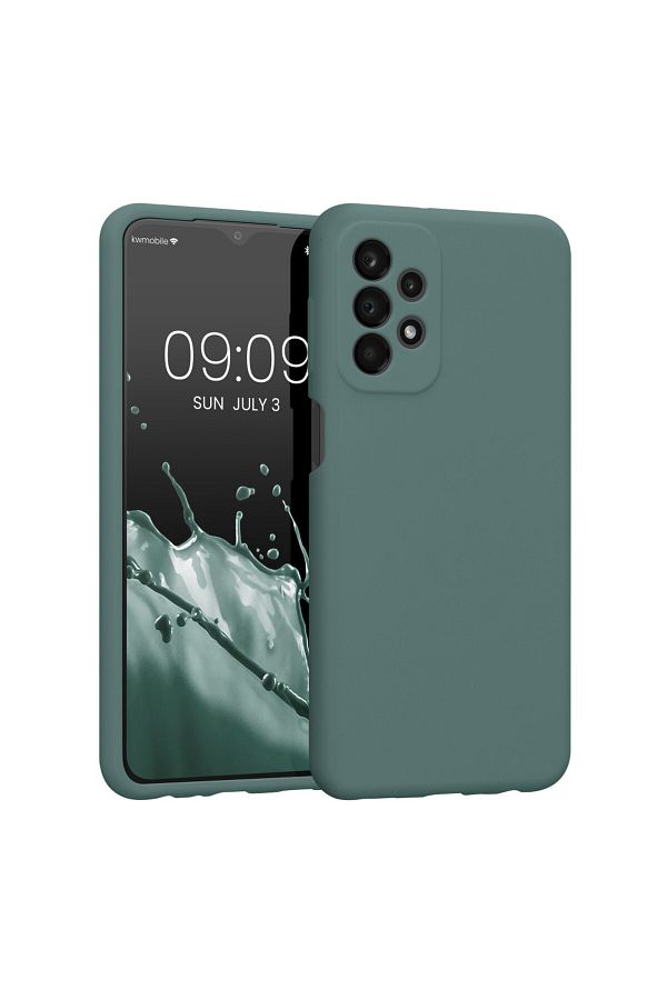 KWmobile-Case For Samsung Galaxy A23, Silicone, Green, 57829.171 1