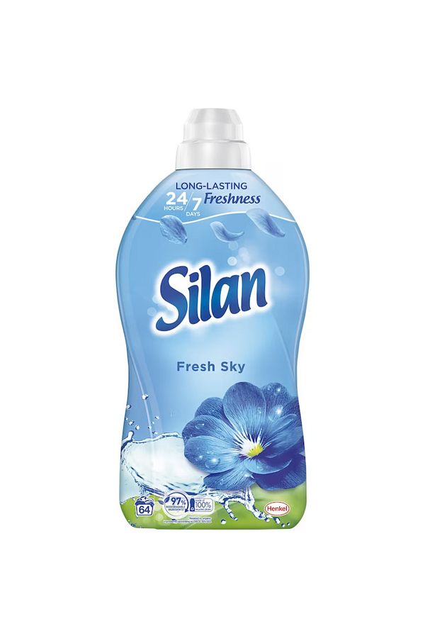silan-Fresh Sky Fabric Softener, 64 Washes, 1408 ml 1