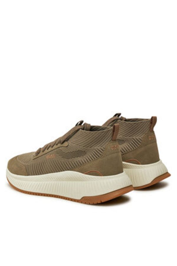 BOSS-women's sneakers 50523933 brown 1
