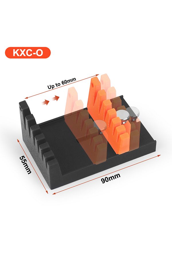 NEWACALOX-KXC-O NEWACALOX Welding Wire Clamp Fixture, Adjustable Distance Card Slot, Welding Accessories Holde 1