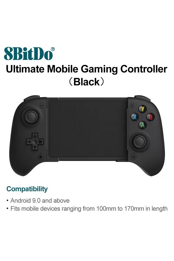 Choice-وحدة تحكم ألعاب 8BitDo Ultimate Mobile Gaming باللون الأسود، وحدة تحكم بلوتوث لأجهزة Android مع تأثير هول ثلاثي 1