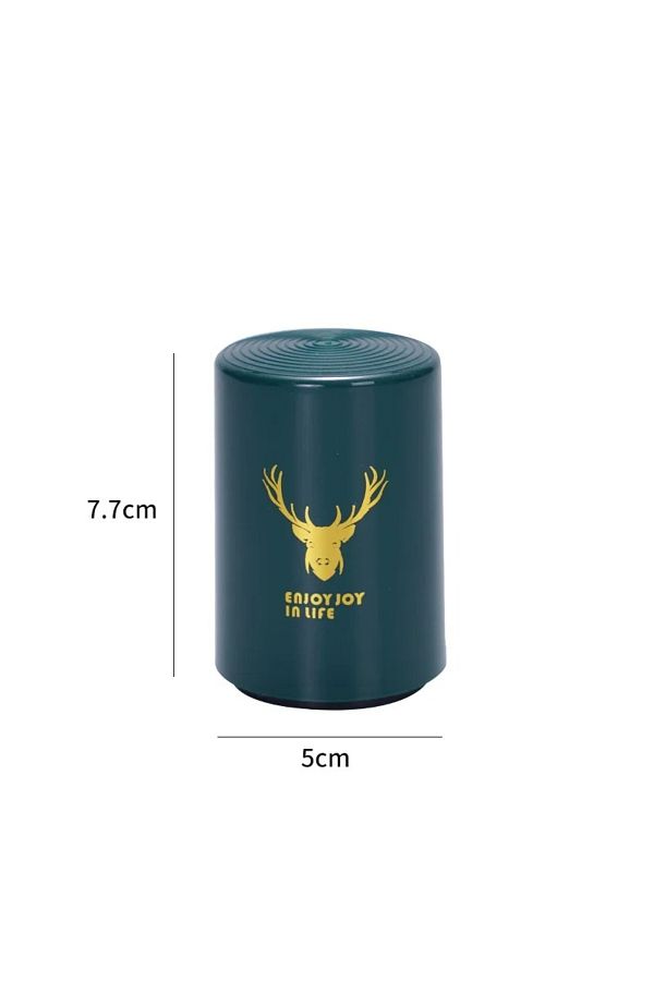 Choice-green deer head 1pcs Creative Magnetic Automatic Beer Bottle Opener Kitchen Press Lid stainless stee 1