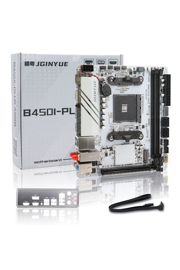 Choice-تدعم اللوحة الأم للكمبيوتر JGINYUE ITX AMD AM4 B450 ARGB ذاكرة الوصول العشوائي لسطح المكتب DDR4 وفتحة وحدة المعالجة المركزية AM4 NVME NG... 1
