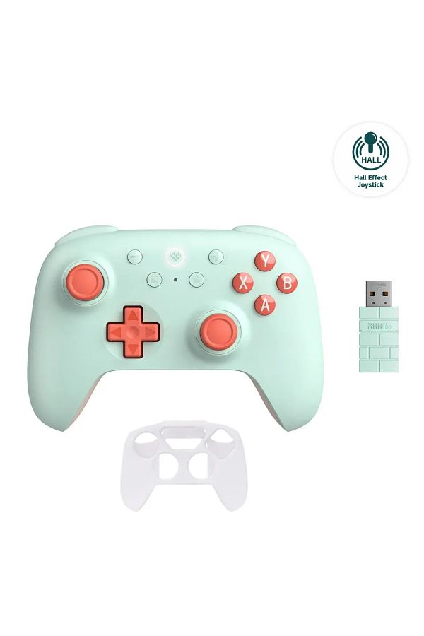Choice-Mint With Case 8bitdo Ultimate 2c Wireless Gaming Controller For Pc, Windows 10, 11, Steam Deck, Ras 1