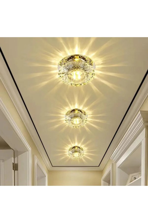 Choice 3w Cold White Led Crystal Lamp Embedded Ceiling Light For Home ...