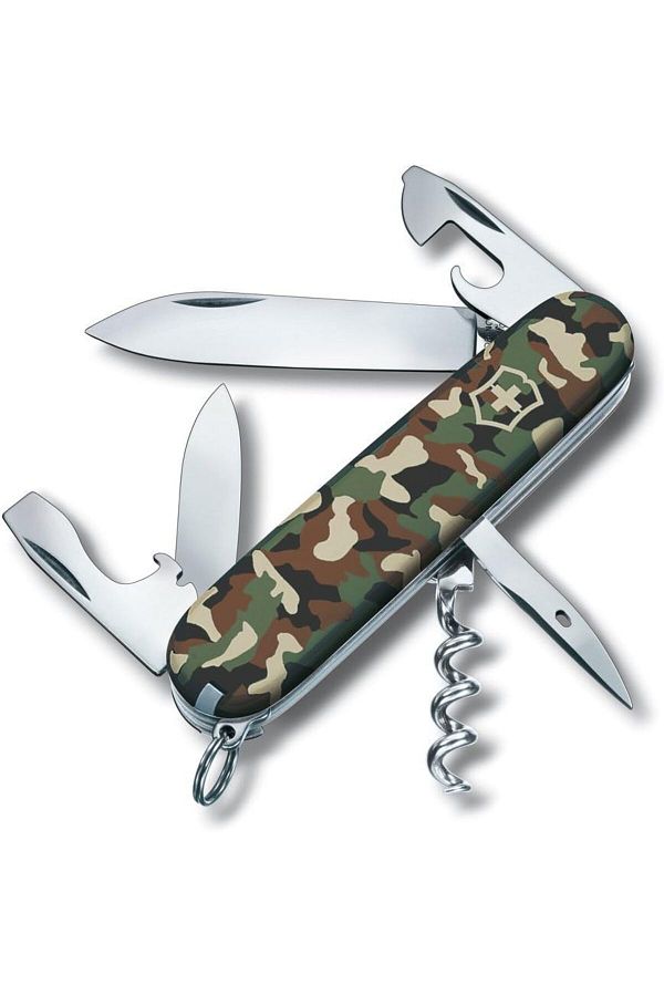 Victorinox-Spartan Swiss Army Pocket Knife with Corkscrew Can Opener and Screwdriver - Camouflage 1
