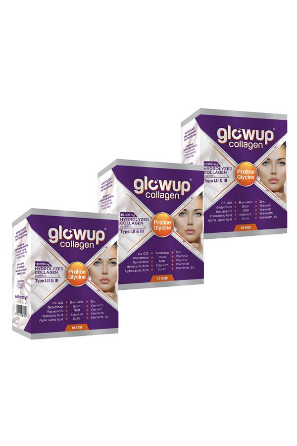 GlowUP-Hydrolyzed Collagen 10.000 Mg 3 Kilo Box (30 Pieces) 1