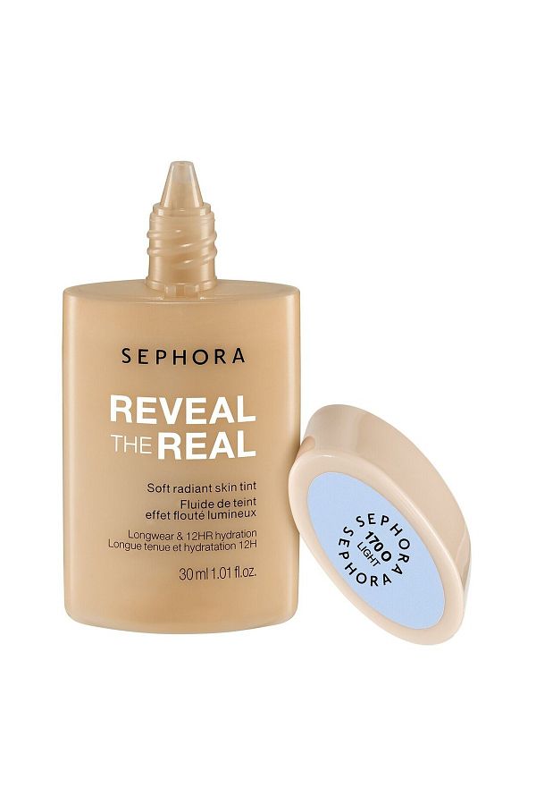 SEPHORA-Reveal The Real 12HR Soft Radiant Skin Tint Lightweight, Buildable Coverage Foundation 180 P 30ML 1