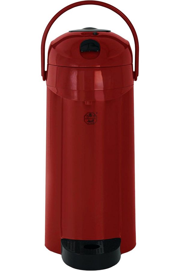 ALSAIF-Coffee And Tea Vacuum Flask Large Capacity And Secure Locking System, Size 1.9l, Red 1