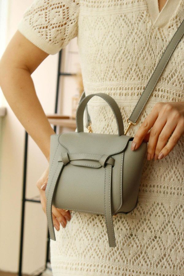 Reddington-Florence Knot Detaliat Mini Geantă de mână, de mână și de umăr pentru femei 1