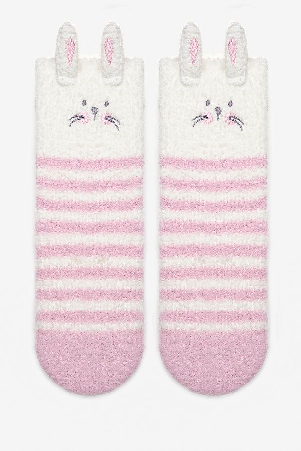 Penti-Șosete pentru fete Rabbit Off-White 1