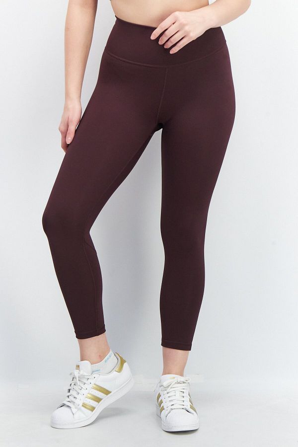 adidas-Women Tight Fit Leggings, Bordeaux 1