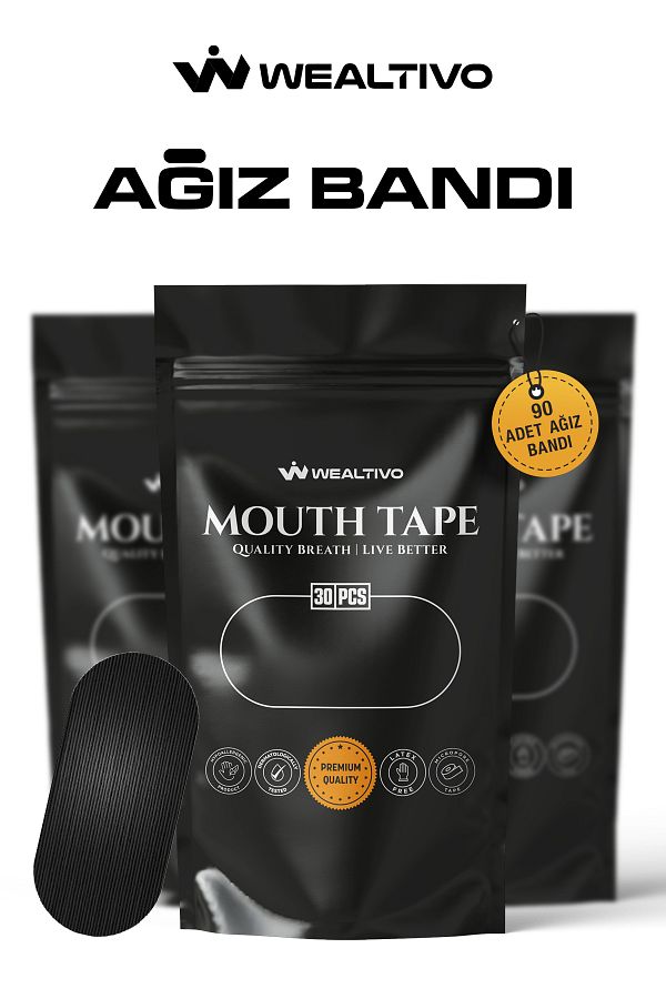 Wealtivo-Hypoallergenic Mouth Tape 90 Pieces - Economic Package 1