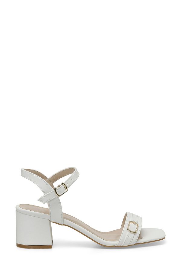 Butigo-CHERRY 4FX Weiße Damen-Sandalen mit Absatz 1