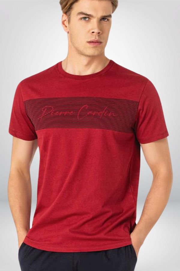 Pierre Cardin-2025 Spring-Summer Men's Short Sleeve Home Wear Pajamas Set Vr.E55.Uy1.E060.080.11.Z8.17 1
