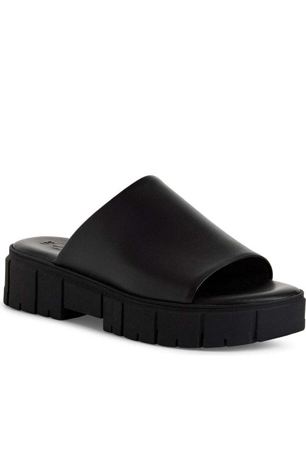 Tamaris-Black Mules Womens Shoes 1