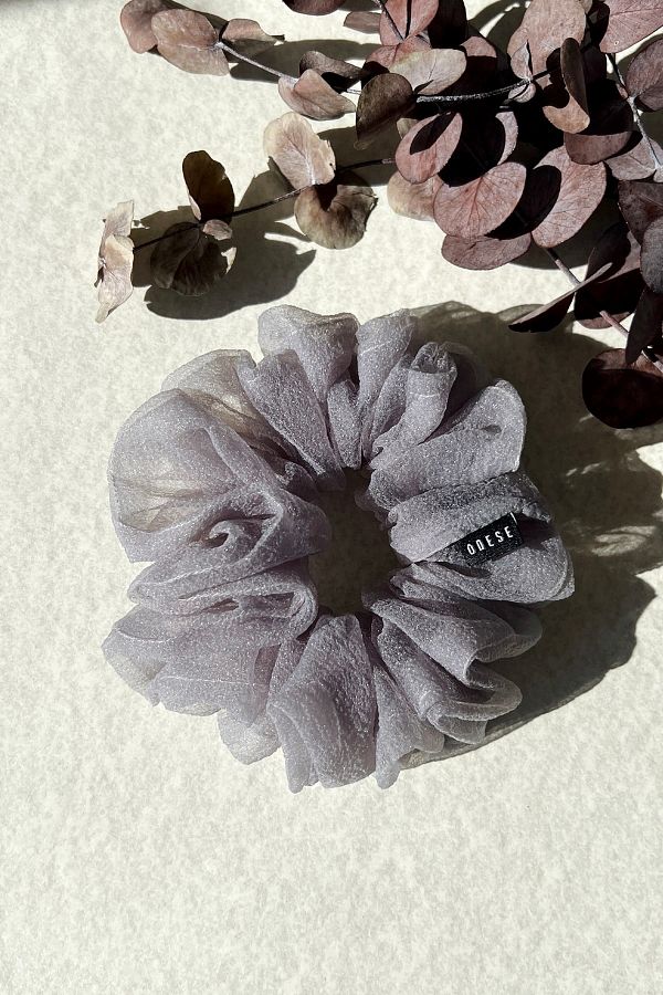 ODESE DESIGN-Handmade Medium Size Organza Scrunchie Hair Clip 1