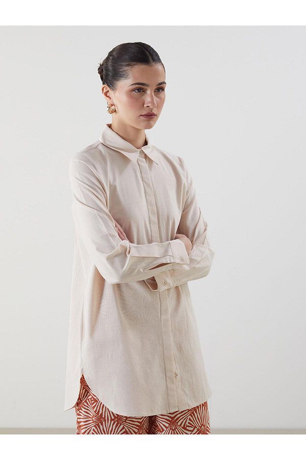 LC Waikiki-Lcw Modest Regular Fit Women's Shirt Tunic 1