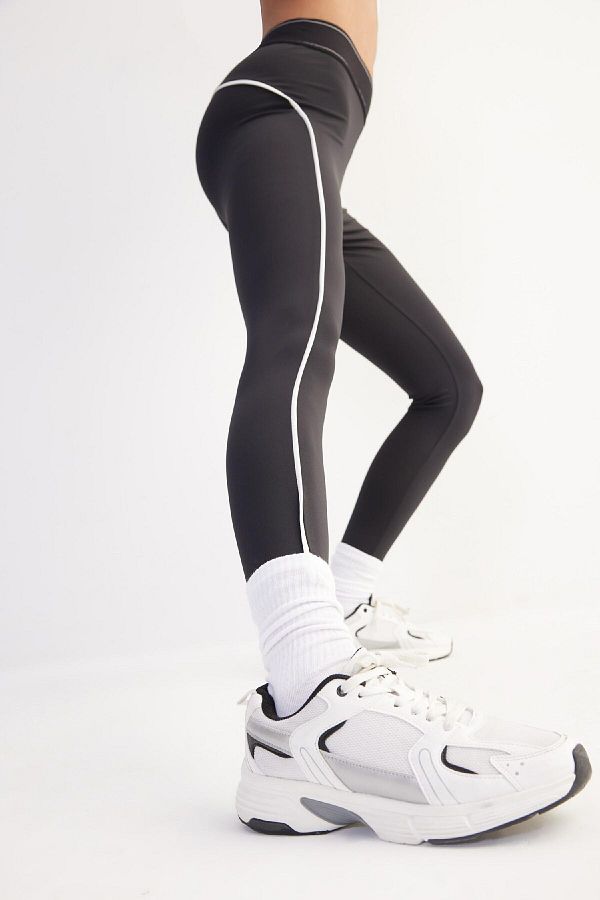 DeFacto-Defactofit Waist Hugging Athlete Leggings D7831Ax25Sp 1