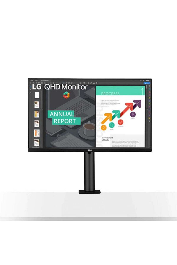 LG-شاشة 27QN880-B Ergo IPS مقاس 27 بوصة QHD مع منفذ USB Type-C 1