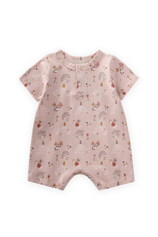 Cigit-Fairy Pattern 0-3 Years Old Stone Jumpsuit 1