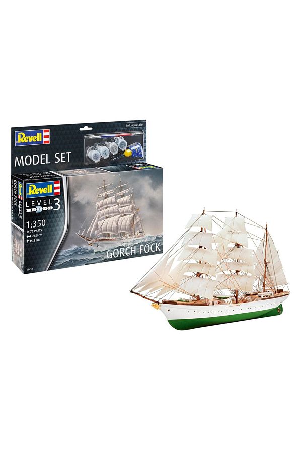 REVELL-Ship Gorch Fock Model Model Set - 65432 1