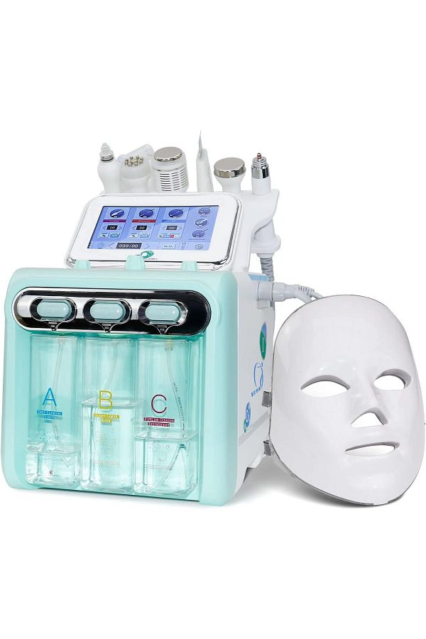 LA PERLA TECH-Professional 7-in-1 Facial Treatment Machine with LED Mask, Touch Screen Display 1