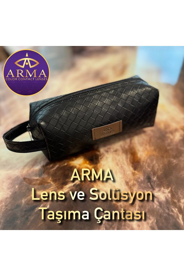 Arma-Black Mesh Lens and Solution Carrying Case 1