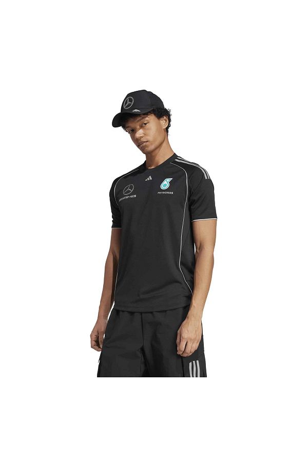 adidas-جيرسي مرسيدس MC Jsy للرجال باللون الأسود Jx8245-e 1