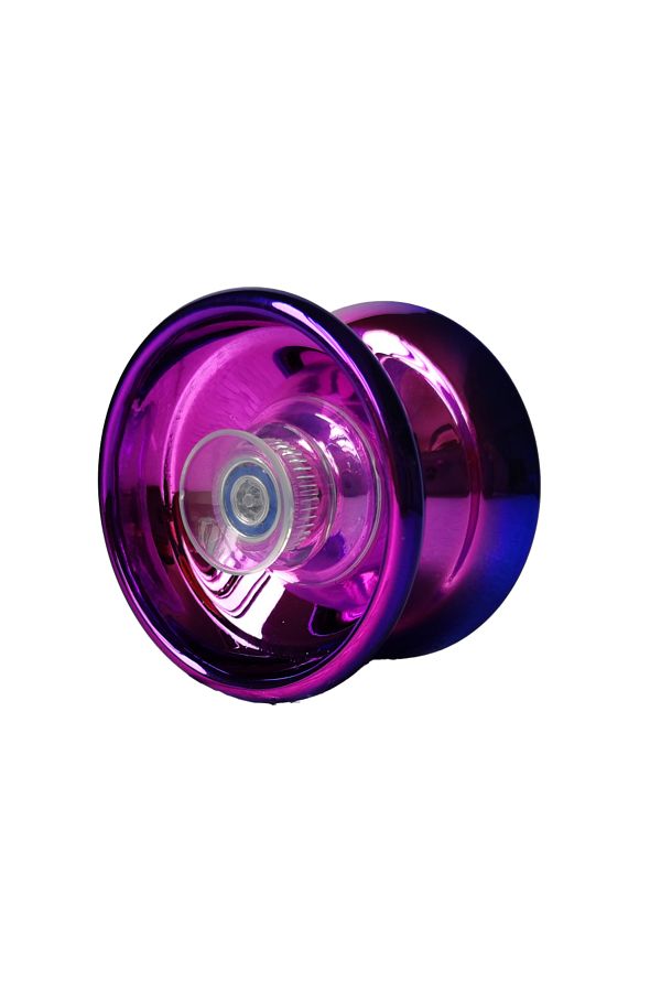 Choice-PURPLE Children Beginners Professional Aluminum Metal Yoyo Ball, Competitive Yoyoball, Adult Kids Yo 1