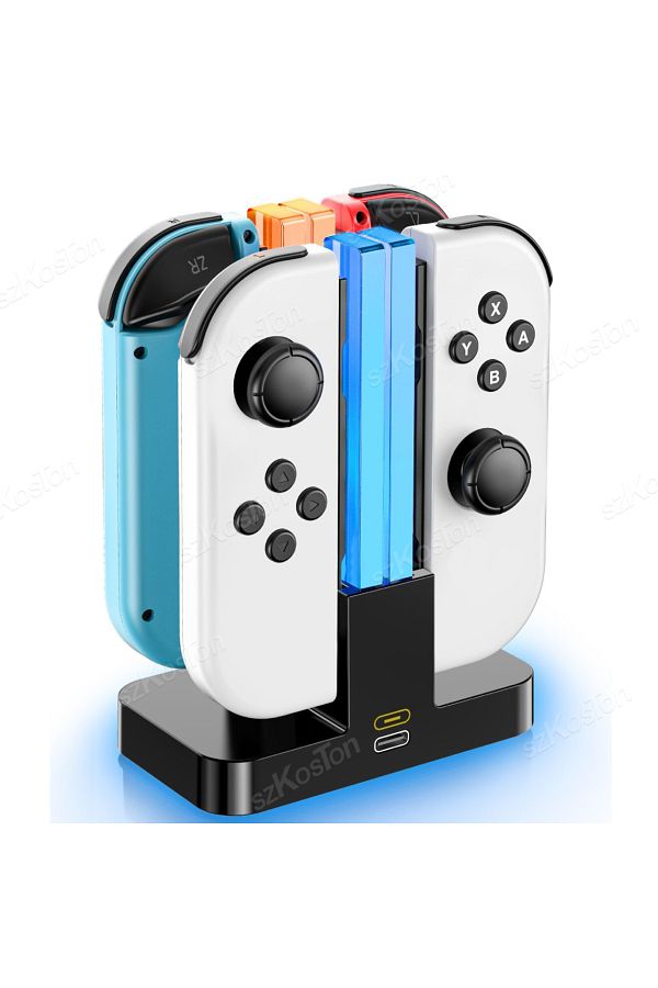 Choice-Only Charger Dock Controller Charger Dock Compatible with Nintendo Switch Joy Con with Lamppost LED 1