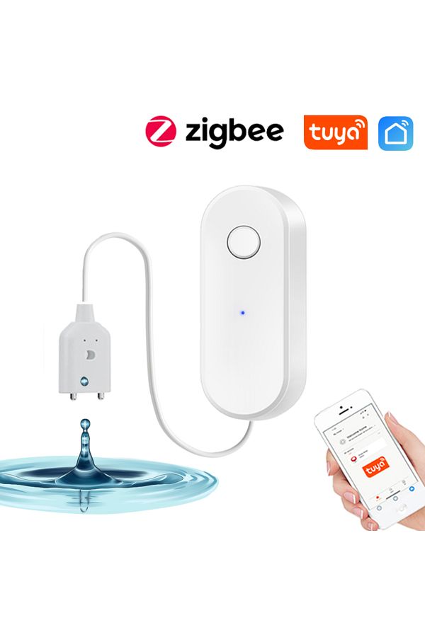 Choice-Zigbee Water Sensor Liquid Leak Detector Tuya Smart Life Linkage Alarm App Remote Monitoring Ale... 1
