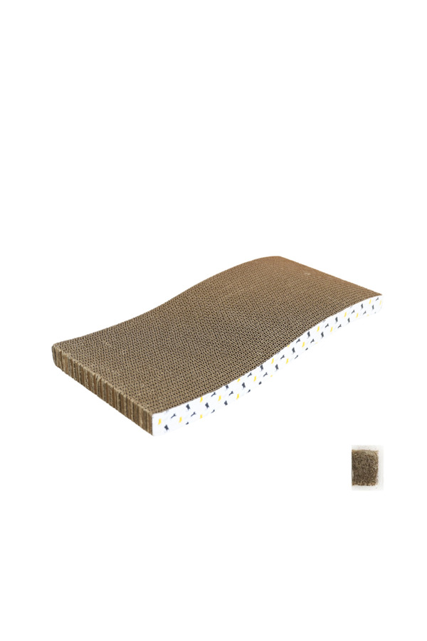 Choice-Small Waves Cat scratching board, corrugated paper, scratching texture design, suitable for indoor c 1