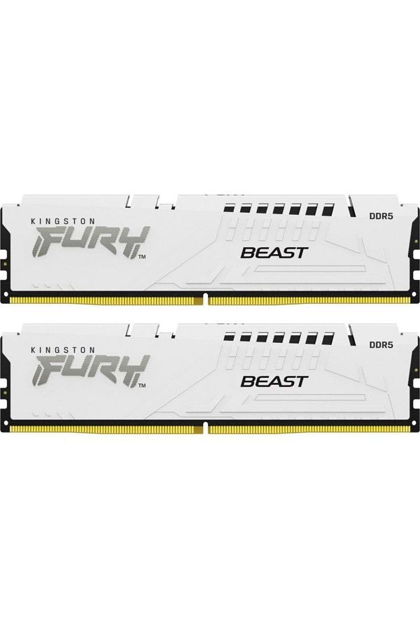 Kingston-Memory Kingston FURY Beast White, 32 GB (2x16GB), DDR5, 6000 MHz, CL30, XMP 1