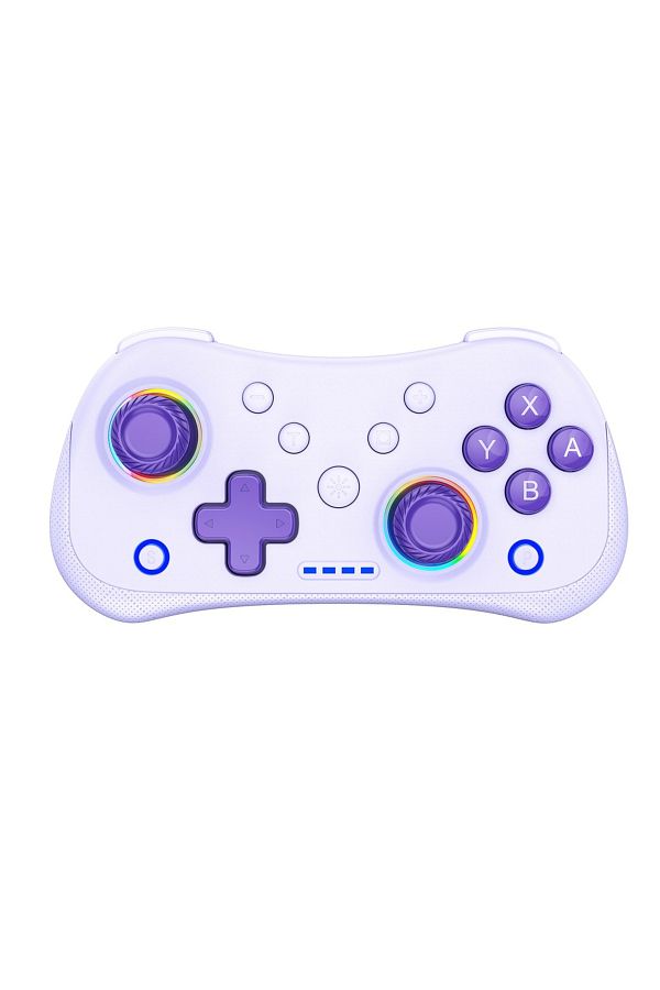 Storm Wyrm-لوحة ألعاب لاسلكية صغيرة متعددة الوظائف باللون الأرجواني لجهاز Switch مزودة بإضاءة RGB وكرسي Hall Rocker، Suppo 1
